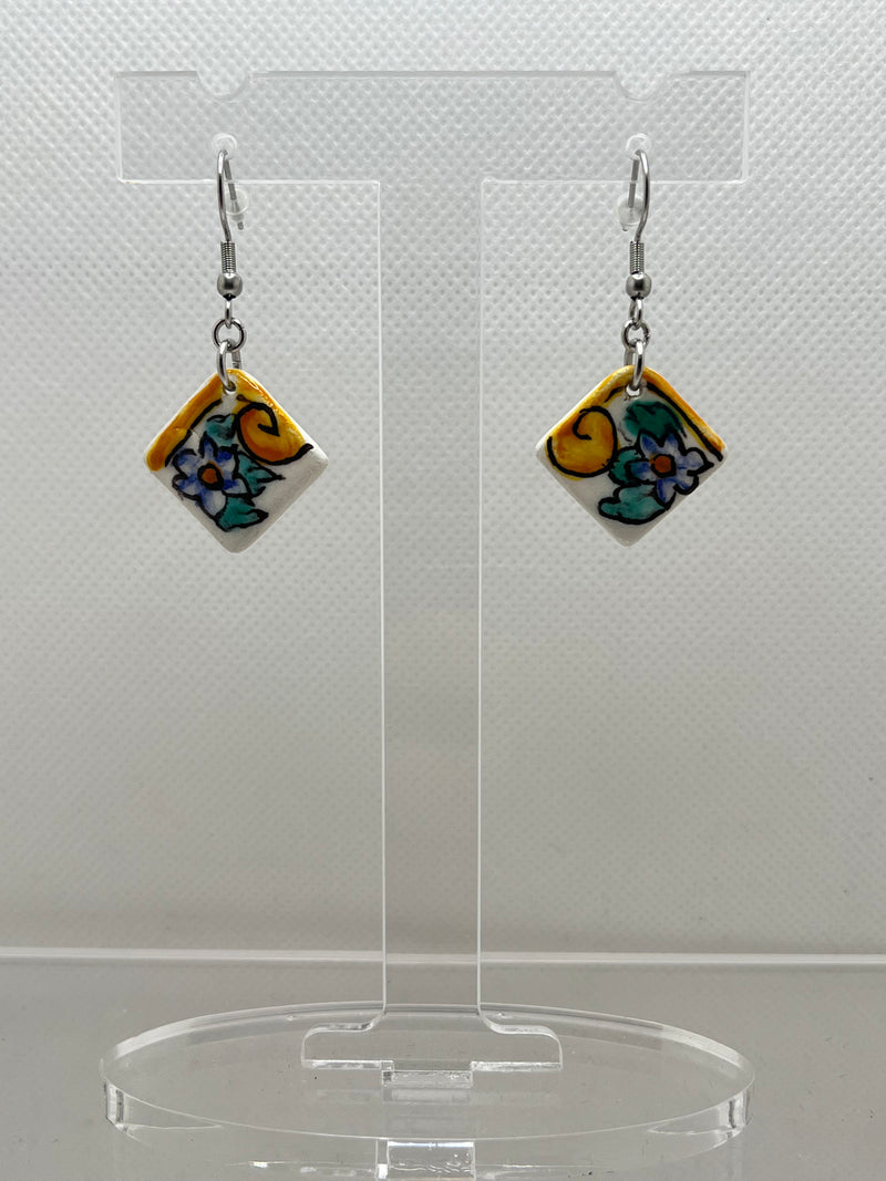 Ceramic Pendant Earrings
