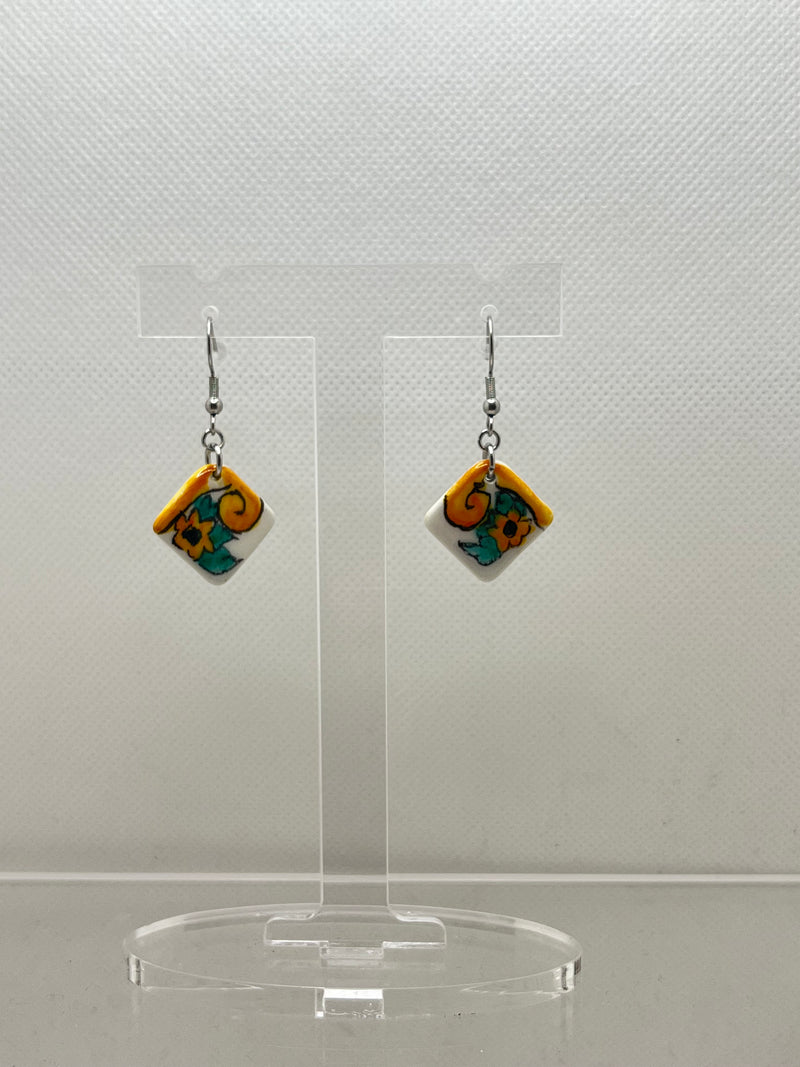 Ceramic Pendant Earrings