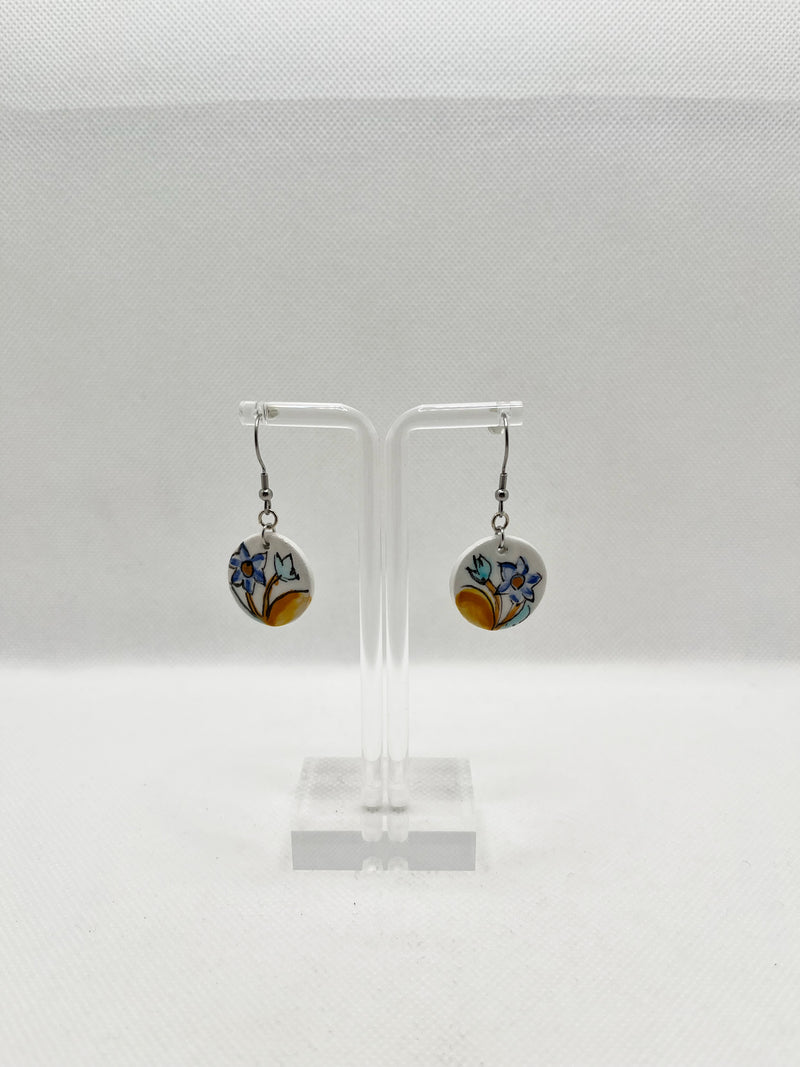 Ceramic Pendant Earrings